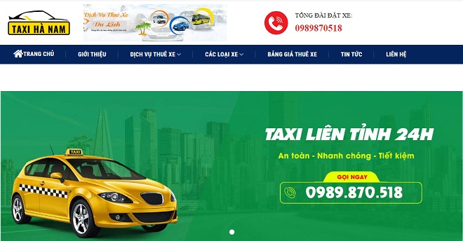 hướng dẫn đặt xe từ hà nam đi nội bài giá rẻ