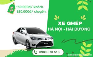 Xe Ghép Hà Nội Hải Dương giá rẻ