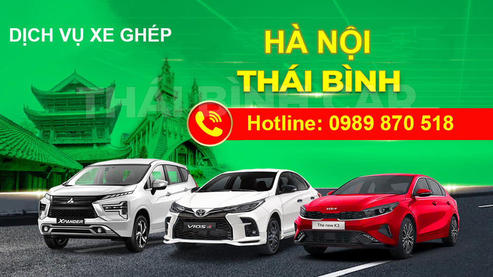 Xe ghép Hà Nội – Thái Bình giá rẻ