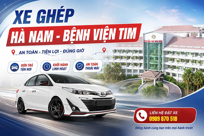 xe ghép hà nam bệnh viện tim