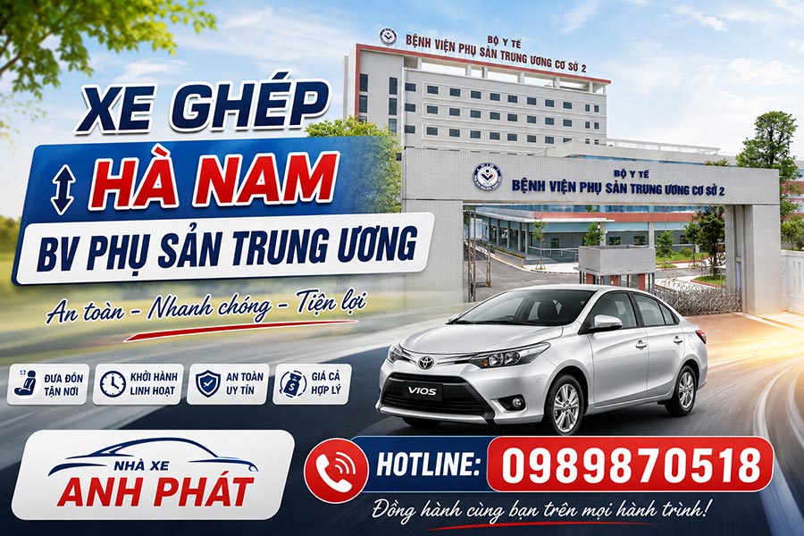 xe ghép hà nam bệnh viện phụ sản trung ương